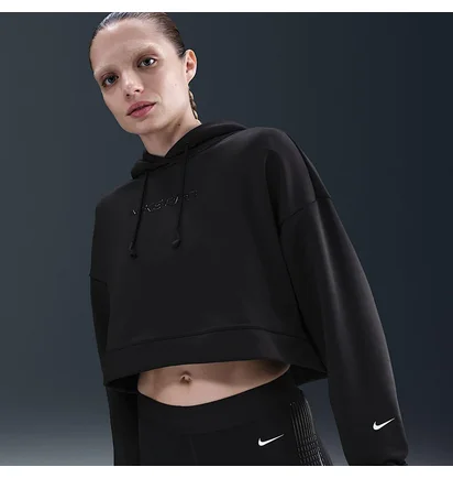 Худи женское Nike Pro Therma-Fit Fleece Hoodie Black HV3600-010