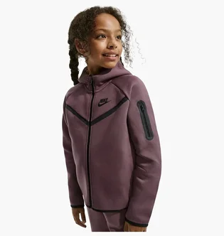 Толстовка детская Nike Sportswear Tech Fleece Girls Full-Zip Hoodie Violet HV8695-502