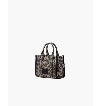 Сумка женская Marc Jacobs The Monogram Mini Tote Bag Black H021M06RE22-BEIGE-MULTI-64190