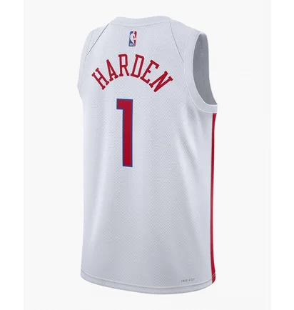 Майка мужская Nike Dri-Fit Nba Swingman James Harden Philadelphia 76Ers City Edition White DO9606-107