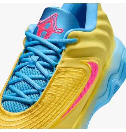 Кроссовки мужские Nike Giannis Immortality 4 Yellow/Light Blue FQ3680-700