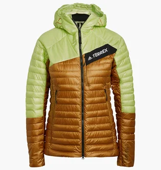 Пуховик женский Adidas Terrex W Techrock Year-Round Brown/Olive H57725