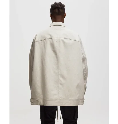 Джинсовка мужская Rick Owens Drkshdw Jumbo Worker Grey DU01C6761