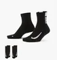 Шкарпетки унісекс Nike U Nk Mltplier Ankle (2 пари) Black SX7556-010