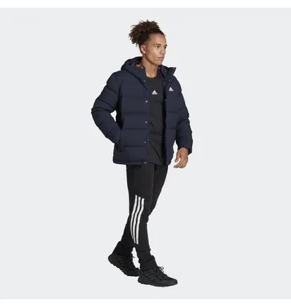 Куртка чоловіча Adidas Helionic Hooded Down Jacket Blue Hg8750