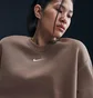 Свитшот женский Nike Sportswear Phoenix Fleece Brown FZ4270-233