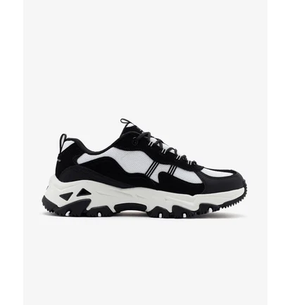 Кроссовки женские Skechers DLites Hiker White/Black 180128-BKW