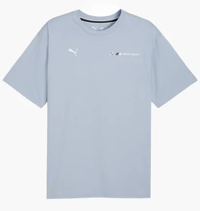 Футболка мужская Puma Bmw Essential Logo Tee Light Blue 632516-15