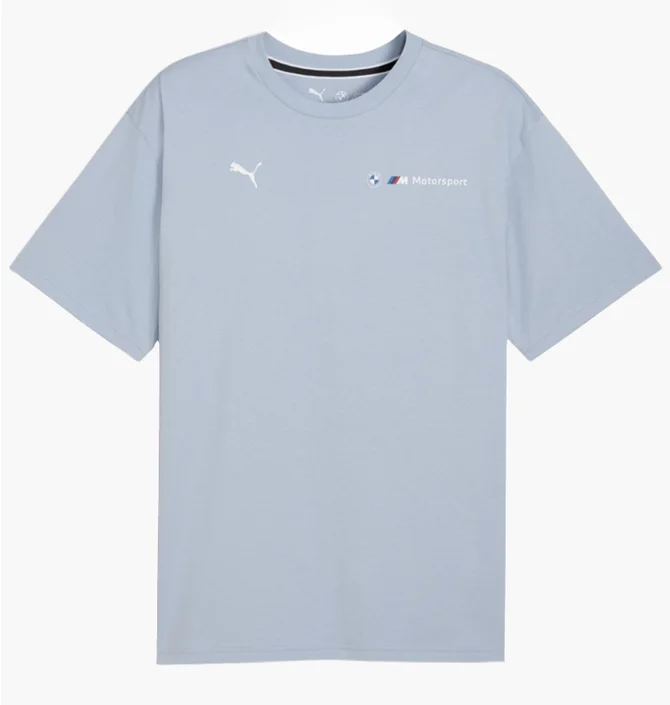 Футболка мужская Puma Bmw Essential Logo Tee Light Blue 632516-15