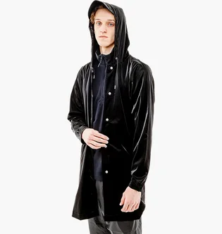 Пальто жіноче Rains Jackets Black 1834-VELVETBLACK