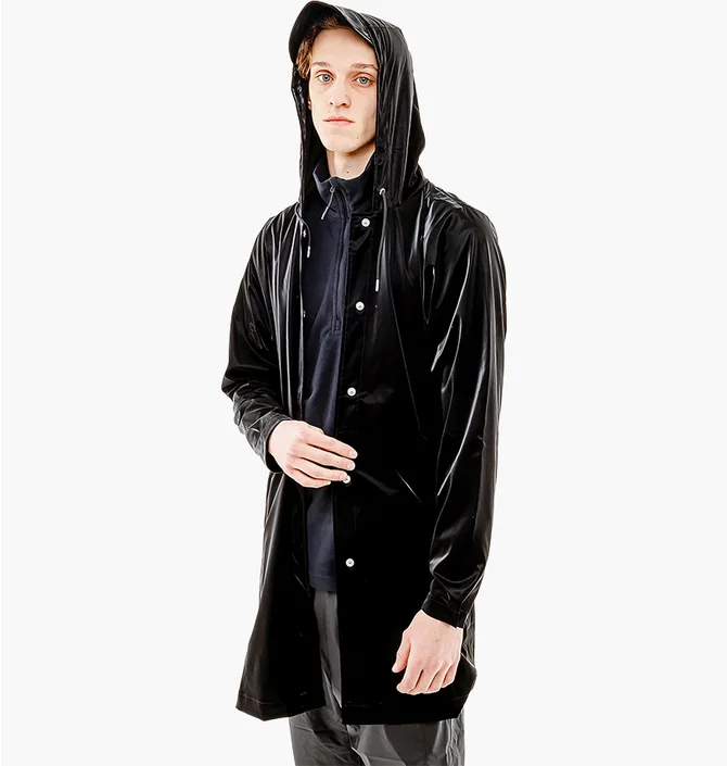 Пальто жіноче Rains Jackets Black 1834-VELVETBLACK