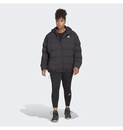 Куртка жіноча Adidas Helionic Hooded Down Jacket (Plus Size) Black Hg8697