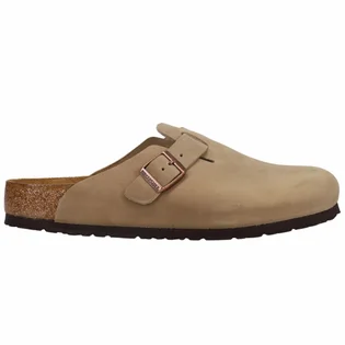 Тапочки чоловічі BIRKENSTOCK Boston Soft Footbed Oiled Leather Clogs Brown 1018147