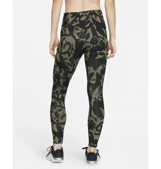 Леггинсы женские Nike One Luxe Icon Clash Green Dm7623-010