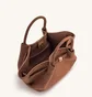 Сумка женская JW PEI Hana Mini Faux Suede Tote Bag Brown BB2024BG83441JWP