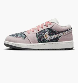 Кроссовки детские Air Jordan 1 Low Se Gs Pink/Black FJ3445-001