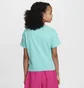 Футболка детская Nike G Boxy Hang In There Turquoise FZ5538-300