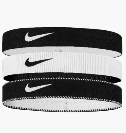 Повязка на голову Nike Hairbands Flex Classic (3 шт) Black/White N.101.1932.036.OS
