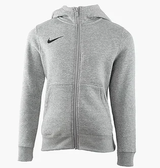Толстовка детская Nike Y Nk Flc Park20 Fz Hoodie Grey CW6891-063
