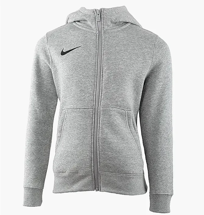 Толстовка дитяча Nike Y Nk Flc Park20 Fz Hoodie Grey CW6891-063