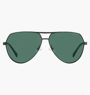 Солнцезащитные очки мужские Polaroid 2145/G/S/X Black/Green PLD2145-003UC