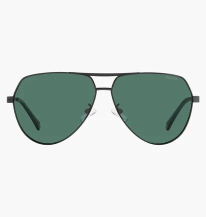 Солнцезащитные очки мужские Polaroid 2145/G/S/X Black/Green PLD2145-003UC