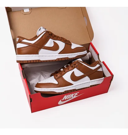 Кросівки унісекс Nike Dunk Low White/Brown IM6572-101