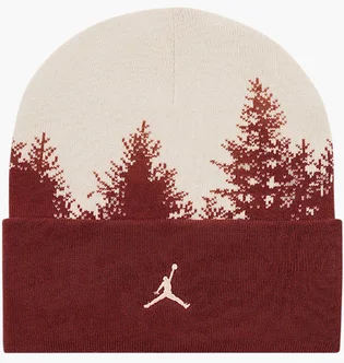 Шапка унисекс Nike Gift White/Bordo HV1077-292