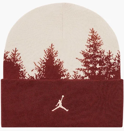 Шапка унисекс Nike Gift White/Bordo HV1077-292