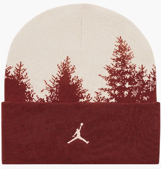 Шапка унисекс Nike Gift White/Bordo HV1077-292