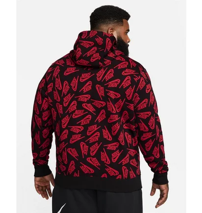 Худи мужское Nike Sportswear Sport Essentials+ Black/Red DD4847-657