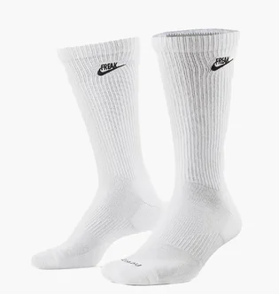 Носки унисекс Nike Everyday Plus Cushioned White (1 пара) Da5065-100