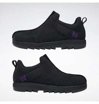 Туфли унисекс Reebok X Needles Beatnik Moc Black HP6838