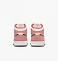 Кроссовки детские Air Jordan 1 Mid Orange Suede Peach/White DV1336-800