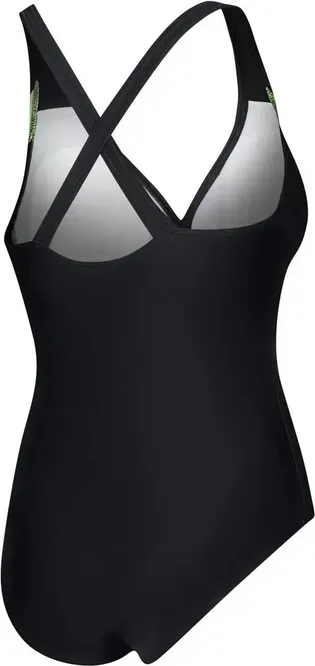 Купальник женский Aqua Speed Greta 5548 Black/Green 351-01