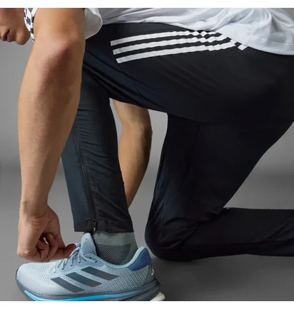 Штаны мужские Adidas Own The Run 3-Stripes Black IK4982