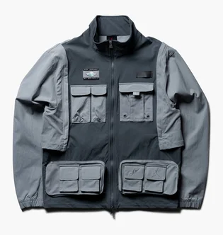 Куртка мужская Air Jordan X Solefly Jacket Grey Dv7515-077