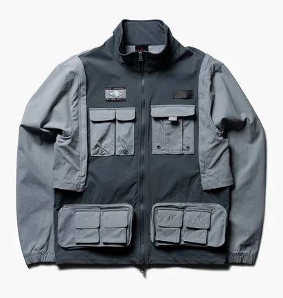 Куртка чоловіча Air Jordan X Solefly Jacket Grey Dv7515-077