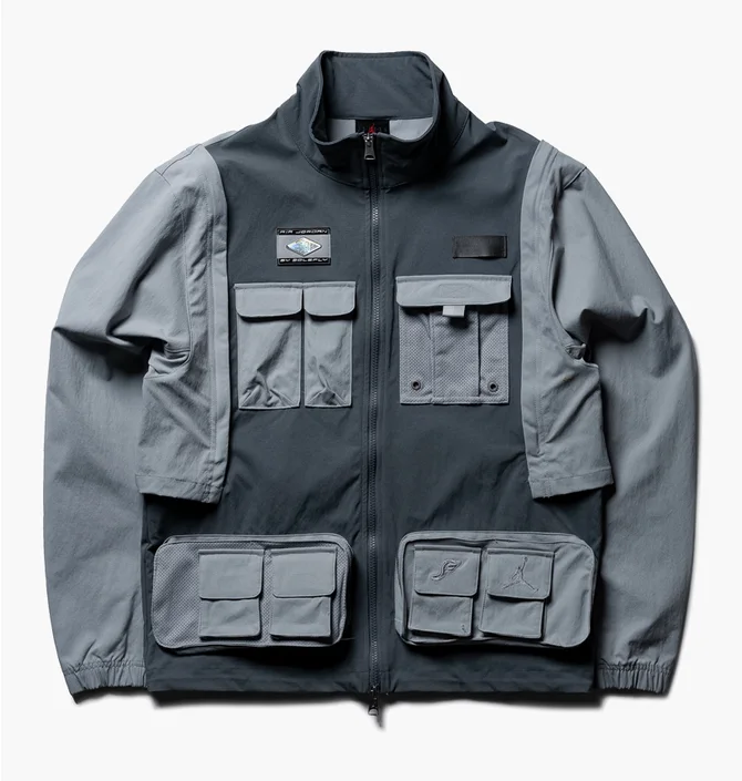 Куртка чоловіча Air Jordan X Solefly Jacket Grey Dv7515-077