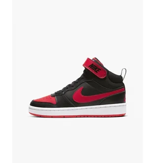 Кросівки дитячі Nike Court Borough Mid 2 (Gs) Black/Red Cd7782-003