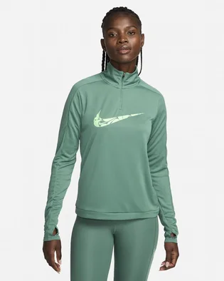Кофта женская Nike 1/4 Dri-Fit Swoosh Green FN2636-361