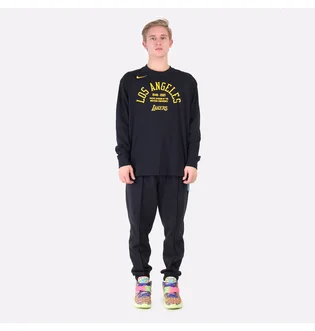 Лонгслив мужской Nike Nba Los Angeles Lakers Courtside Black DA5897-010