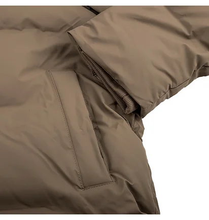Пуховик унисекс Rains Jackets Brown 1506-TAUPE