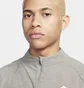 Кофта мужская Nike Trail Dri-Fit 1/2-Zip Running Top Grey FB7535-053
