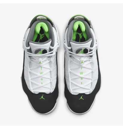 Кроссовки мужские Air Jordan 6 Rings White/Black 322992-130