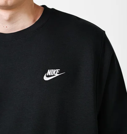 Свитшот мужской Nike NSW Club Crew Black BV2662-010
