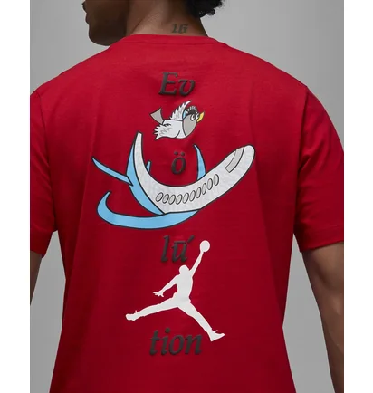 Футболка чоловіча Air Jordan T-Shirt Brand Red FB7468-687