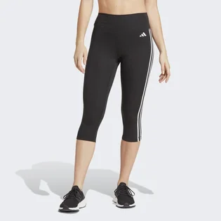 Леггинсы женские Adidas Train Essentials 3-Stripes High-Waisted 3/4 Leggings Black Ht5437