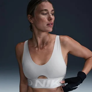 Топ жіночий Nike W Np Indy Plunge Bra Bold Grey HF7324-077