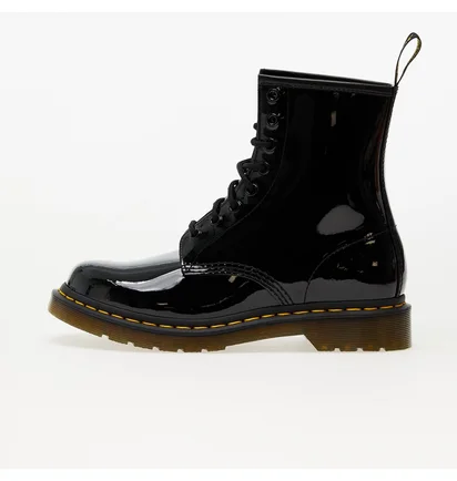 Ботинки женские Dr. Martens 1460 Patent Leather Lace Up Boots Black 11821011